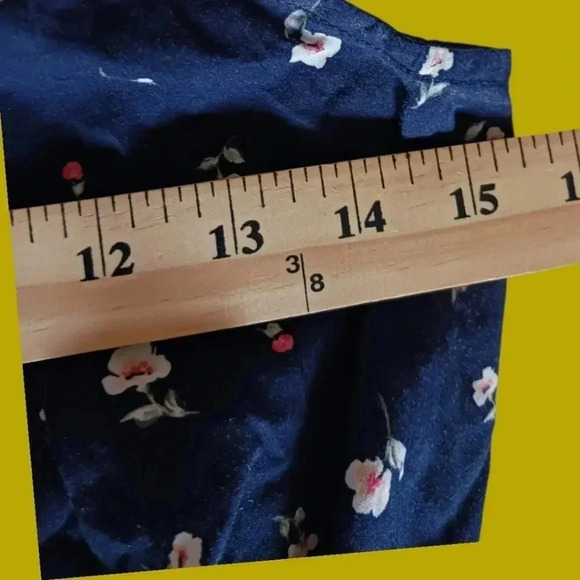 Banana Republic floral print mid length dress size small multicolor - Picture 10 of 11